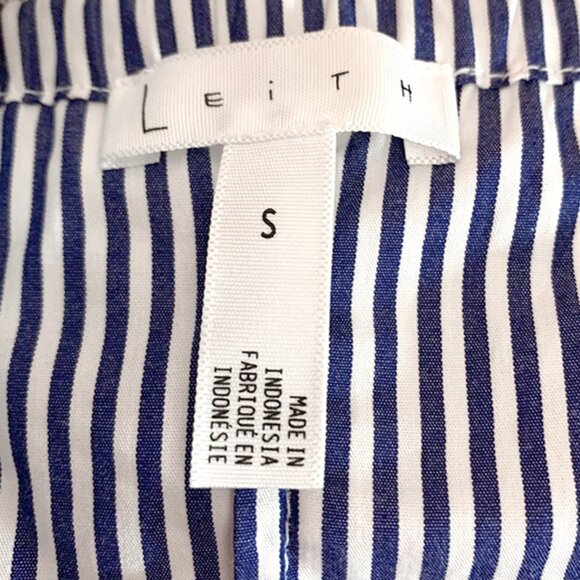 LEITH Grosgrain Ruffle Off-Shoulder top - Picture 8 of 8